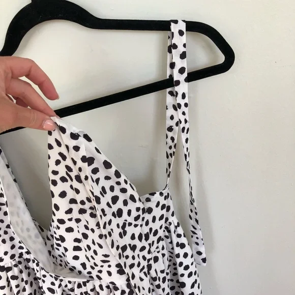 💥HOST PICK💥 Zara Polka Dot Shoulder Tie Ruffle Mini Dress - Picture 7 of 11